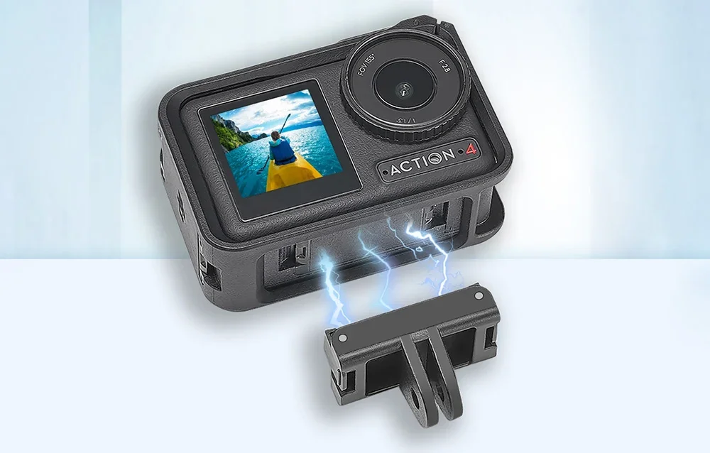 PULUZ magnetinis laikiklis DJI Osmo Action kamerai