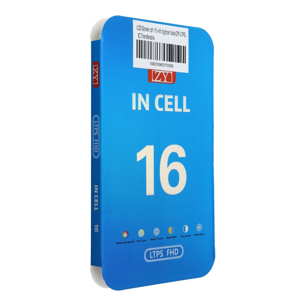 Дисплей iPhone 16 с тачскрином чёрный (ZY-LTPS) IC переносимый