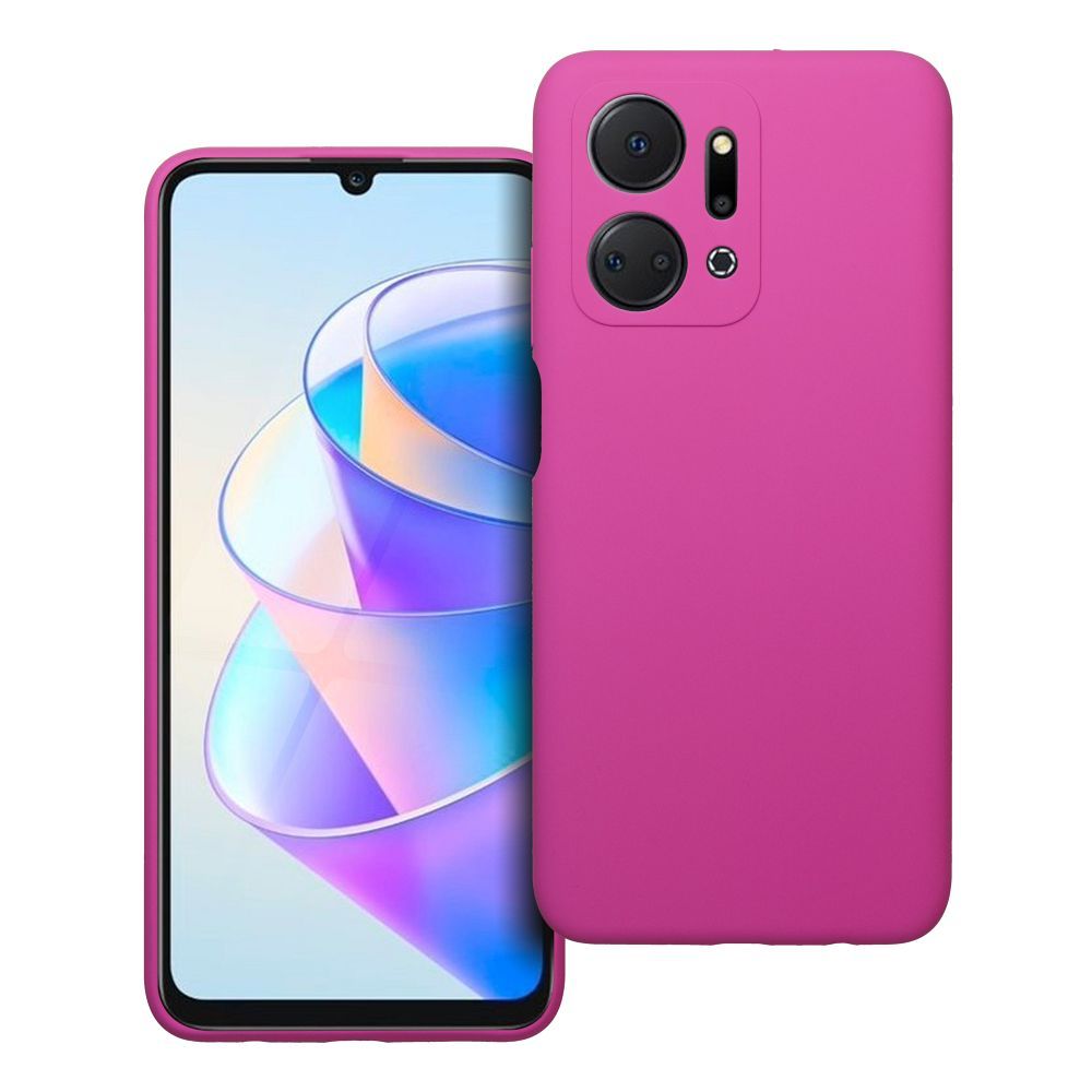 Silikoninis dėklas 2mm HONOR X7A rožinis