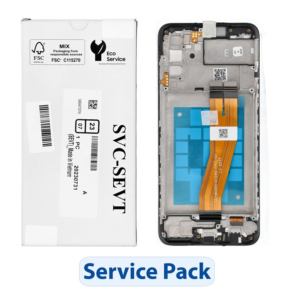 ServicePack LCD ekranas SAMSUNG A02s A025F GH81-20118A
