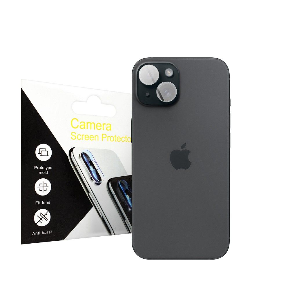 Kameros objektyvų grūdintas stiklas iPhone 15 Plus