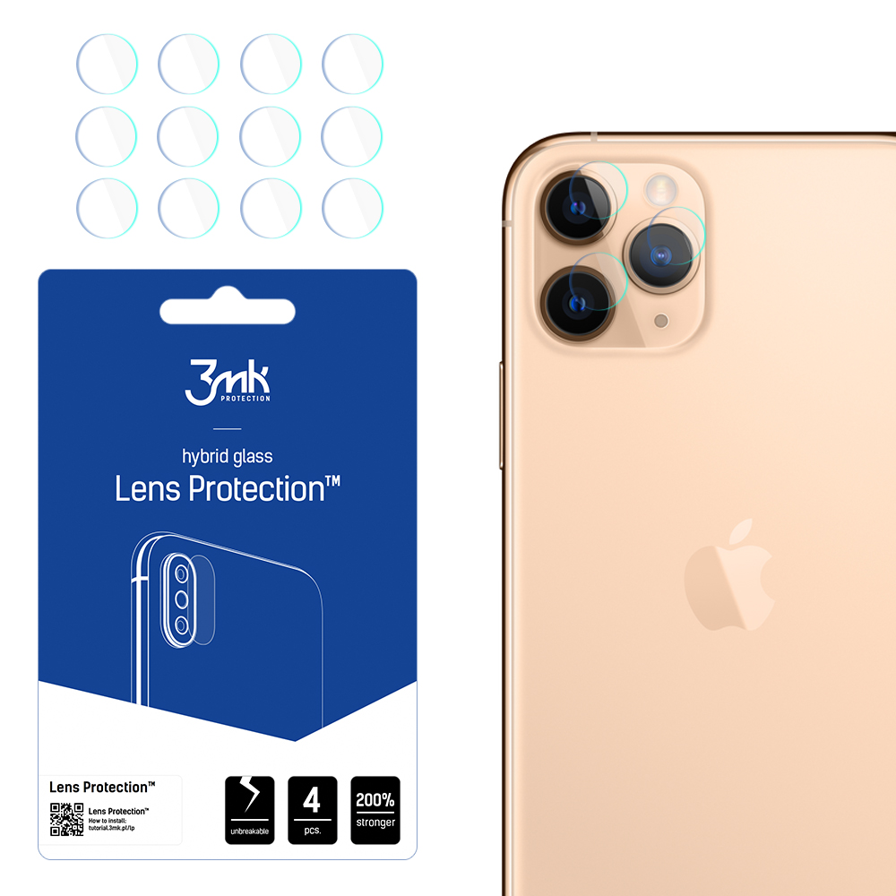 Kameros apsauga 3MK FlexibleGlass Apple iPhone 11 Pro (4vnt)