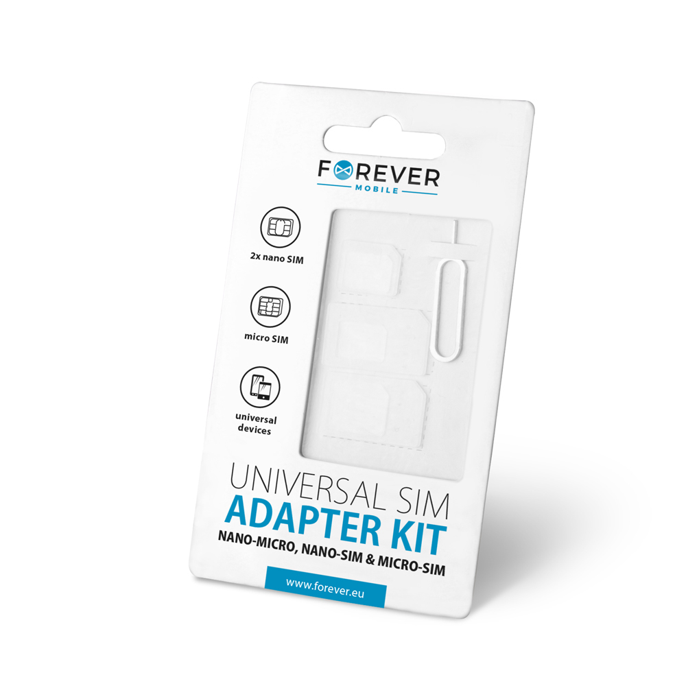 Forever SIM kortelių adapterių rinkinys