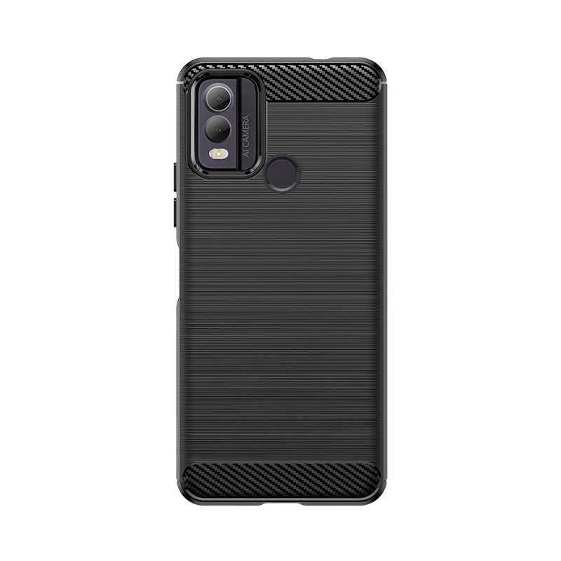 Carbon Case силиконовый чехол для Nokia C22 - чёрный