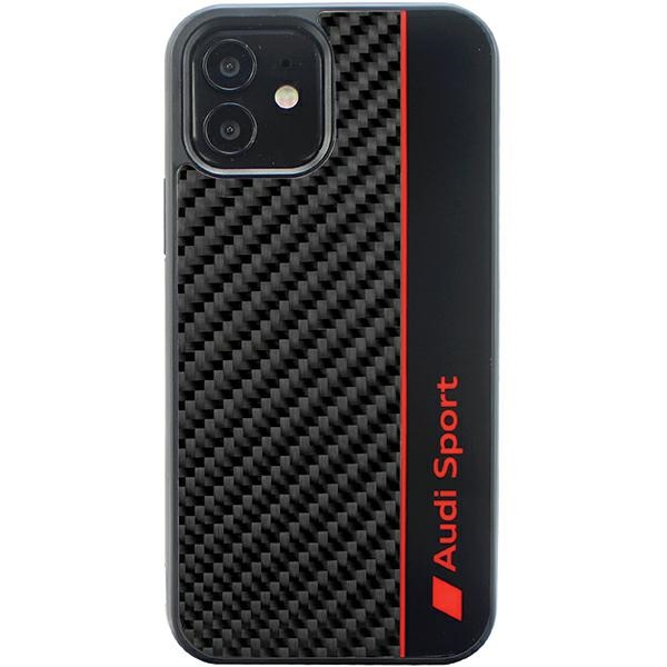 Audi Carbon Fiber Stripe iPhone 11 / Xr 6.1" black/black hardcase AUS-TPUPCIP11-R8/D1-BK