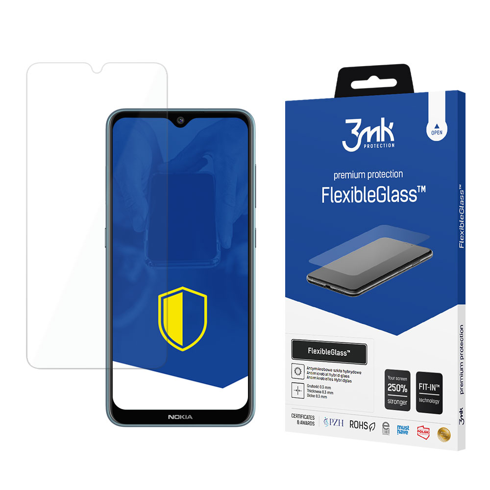 Hibridinis stiklas 3mk FlexibleGlass™ Nokia 7.2