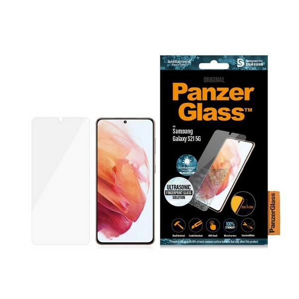 PanzerGlass E2E Microfracture антибактериальное стекло для Samsung Galaxy S21 - с черной рамкой