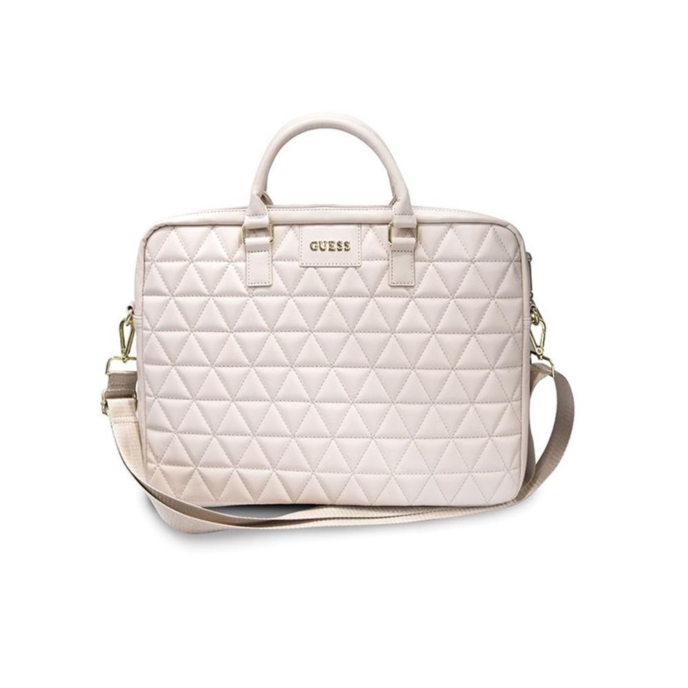 Guess krepšys nešiojamam kompiuteriui GUCB15QLPK 15" rožinis Quilted