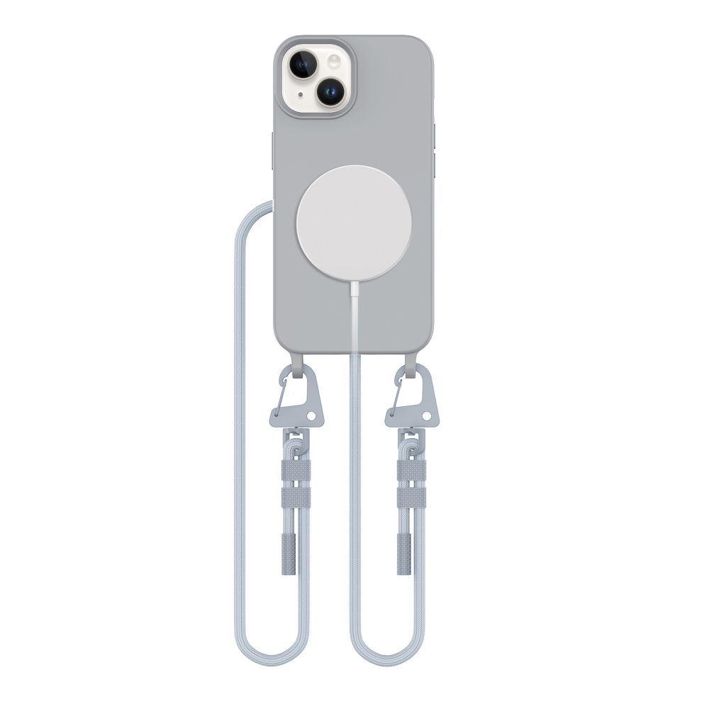 Tech-Protect MagNecklace Magnetinis iPhone 13 dėklas - pilkas