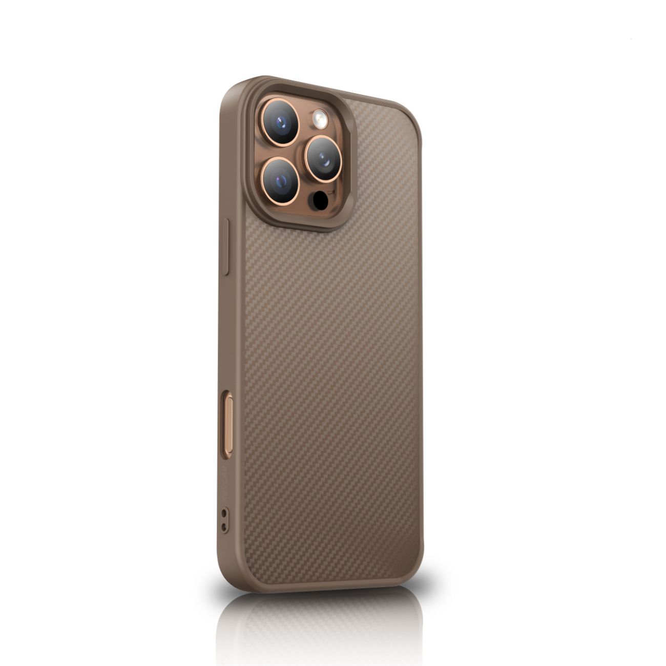 Wozinsky Anglies pluošto dėklas su Magnetiniu Samsung Galaxy S25+ - Rudas