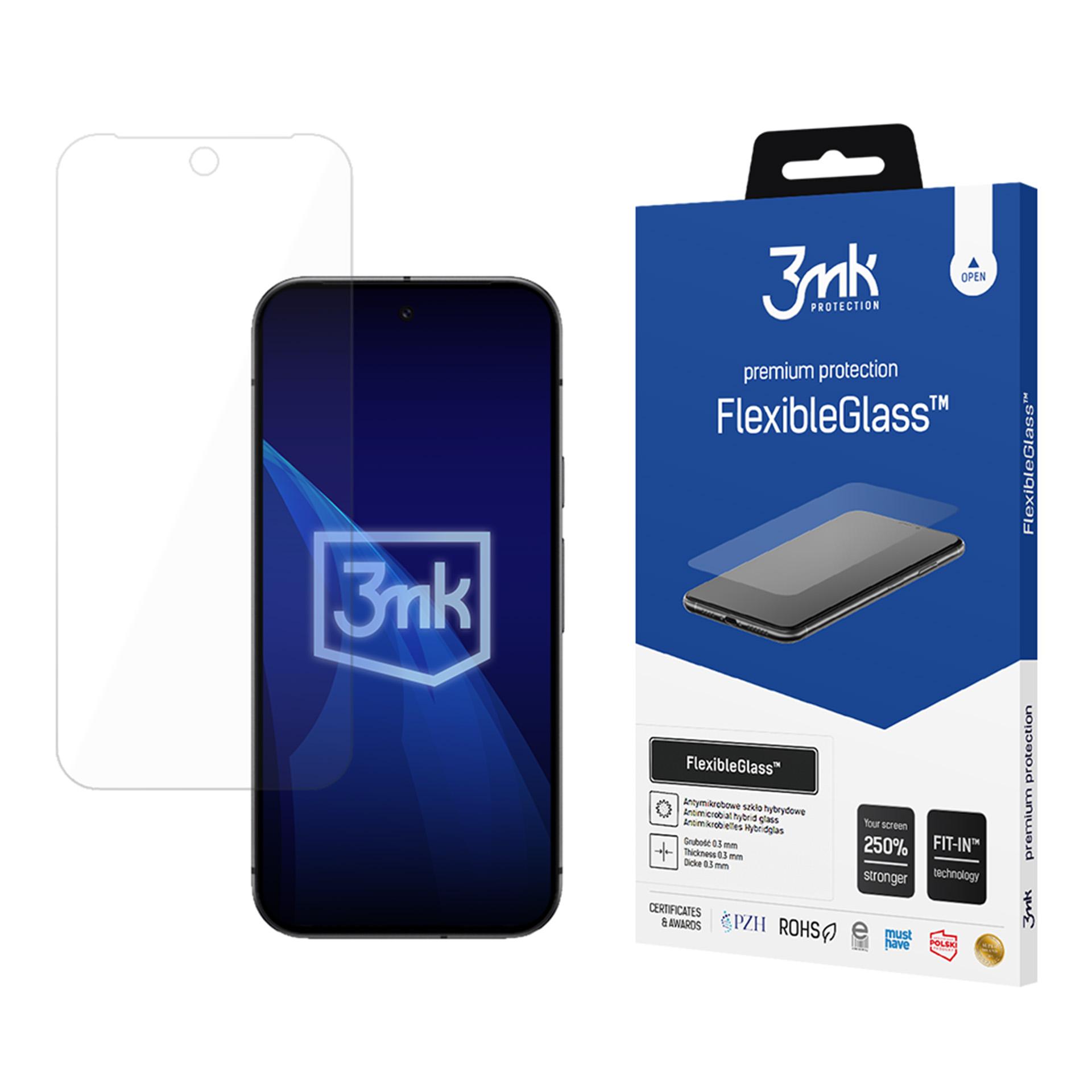 Hibridinis stiklas 3mk FlexibleGlass™ Google Pixel 9A
