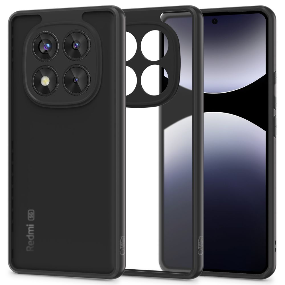 Tech-Protect MagMat Чехол для Xiaomi Redmi Note 14 Pro 5G / Poco X7 5G - матовый чёрный