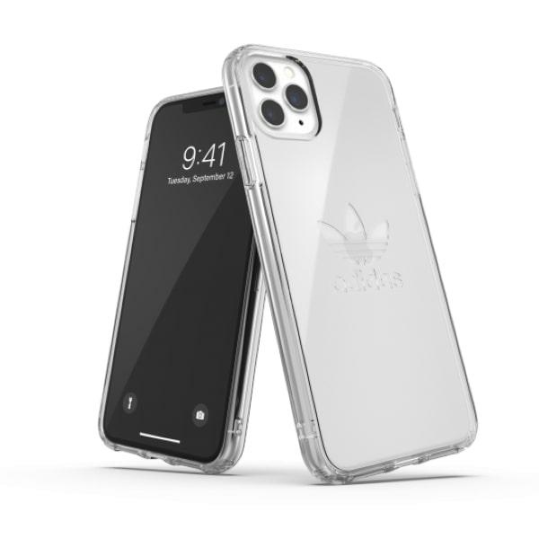 Adidas OR PC dėklas Didelis logotipas iPhone 11 Pro Max - permatomas