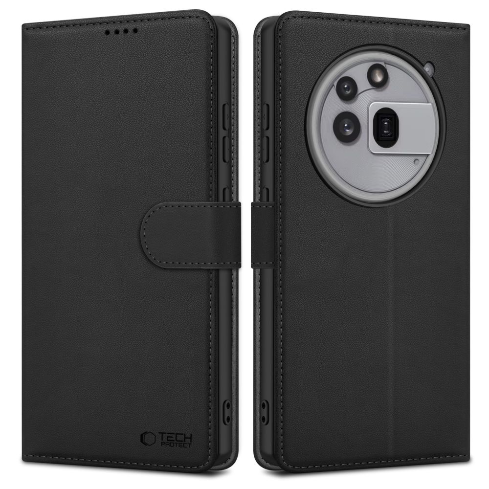Чехол-кошелёк Tech-Protect для Nothing Phone 3A Pro - матовый чёрный