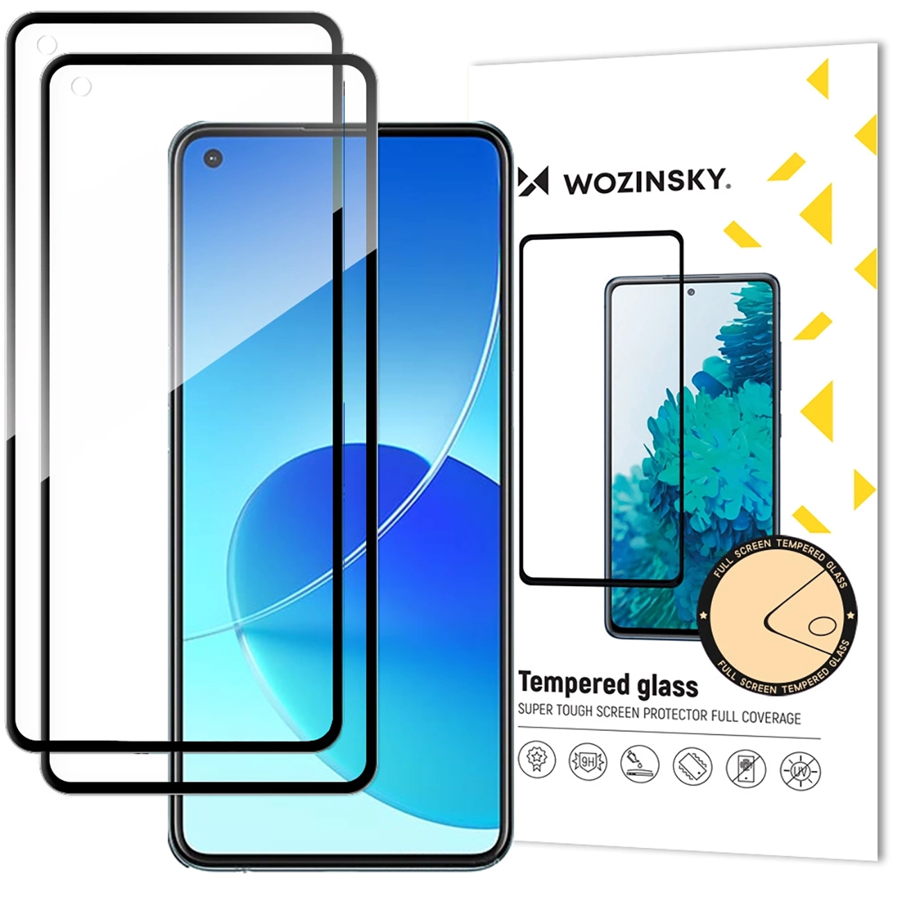 Закалённое стекло Wozinsky Full Glue для Xiaomi Redmi Note 14S, 2 шт.