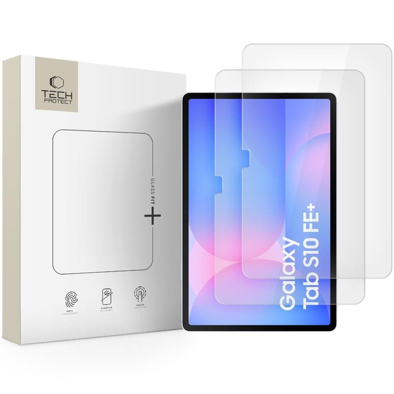 Закалённое стекло Tech-Protect Glass Fit+ для Samsung Galaxy Tab S10 FE+ 13.1 620 / X626B