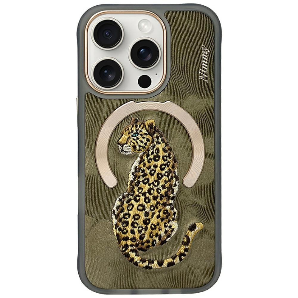 Nimmy Magnetinis Fantasy Animal MagSafe dėklas iPhone 16 Pro Max - auksinis