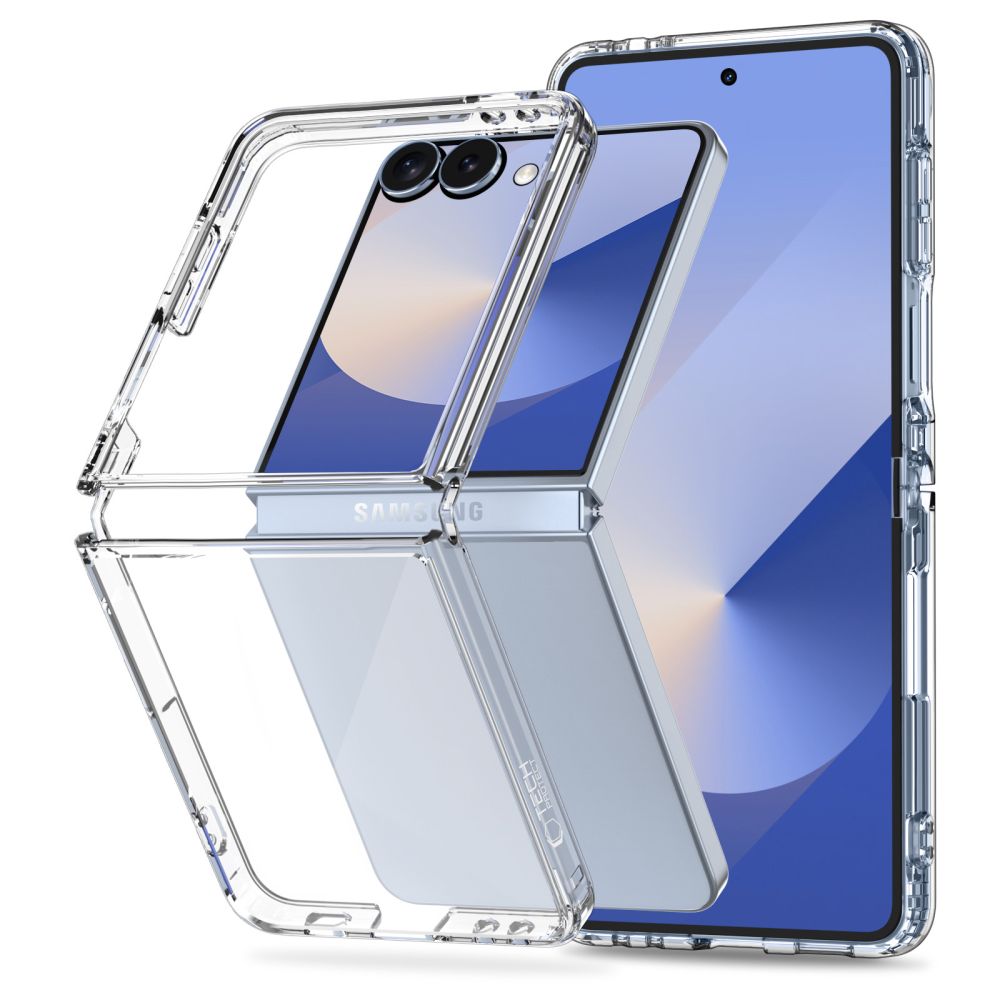 Чехол Tech-Protect FlexAir Hybrid для Samsung Galaxy Z Flip 7 - прозрачный
