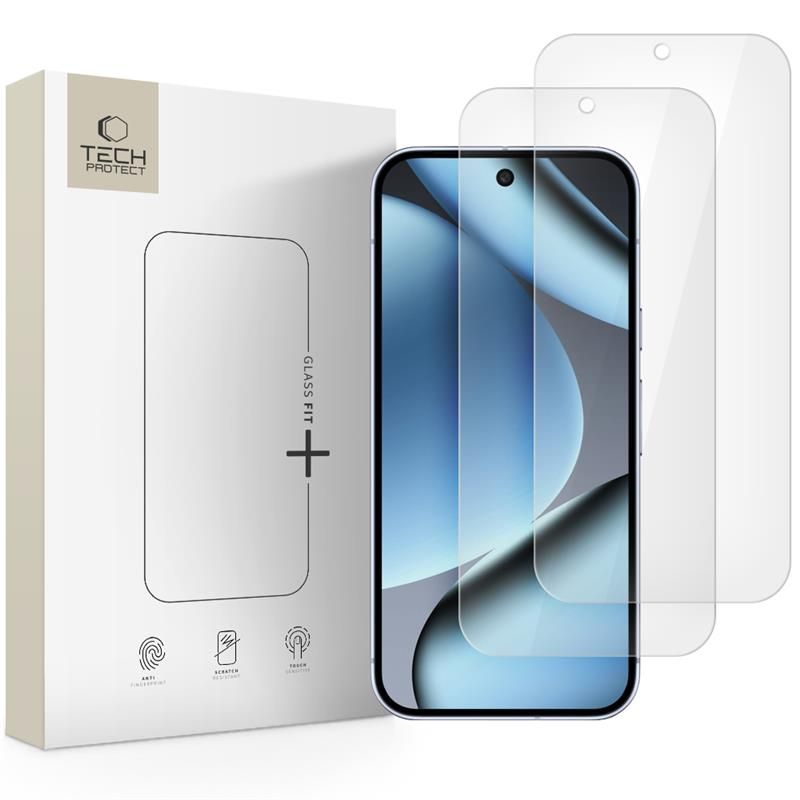 Tech-Protect Glass Fit+ 2 шт. закалённое стекло для Google Pixel 9 Pro XL / 10 Pro XL - прозрачный