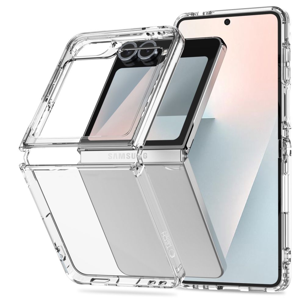 Tech-Protect FlexAir Hibridinis dėklas Samsung Galaxy Z Flip 6 / 7 FE - skaidrus