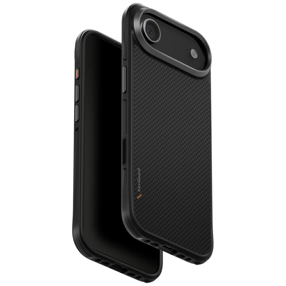 Uniq Keva Magclick Dėklas telefonui su įkrovimu iPhone 17 Air - juodas