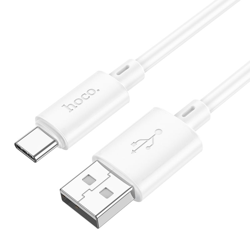 Кабель USB A - USB C Hoco 3A 1 m X88 белый