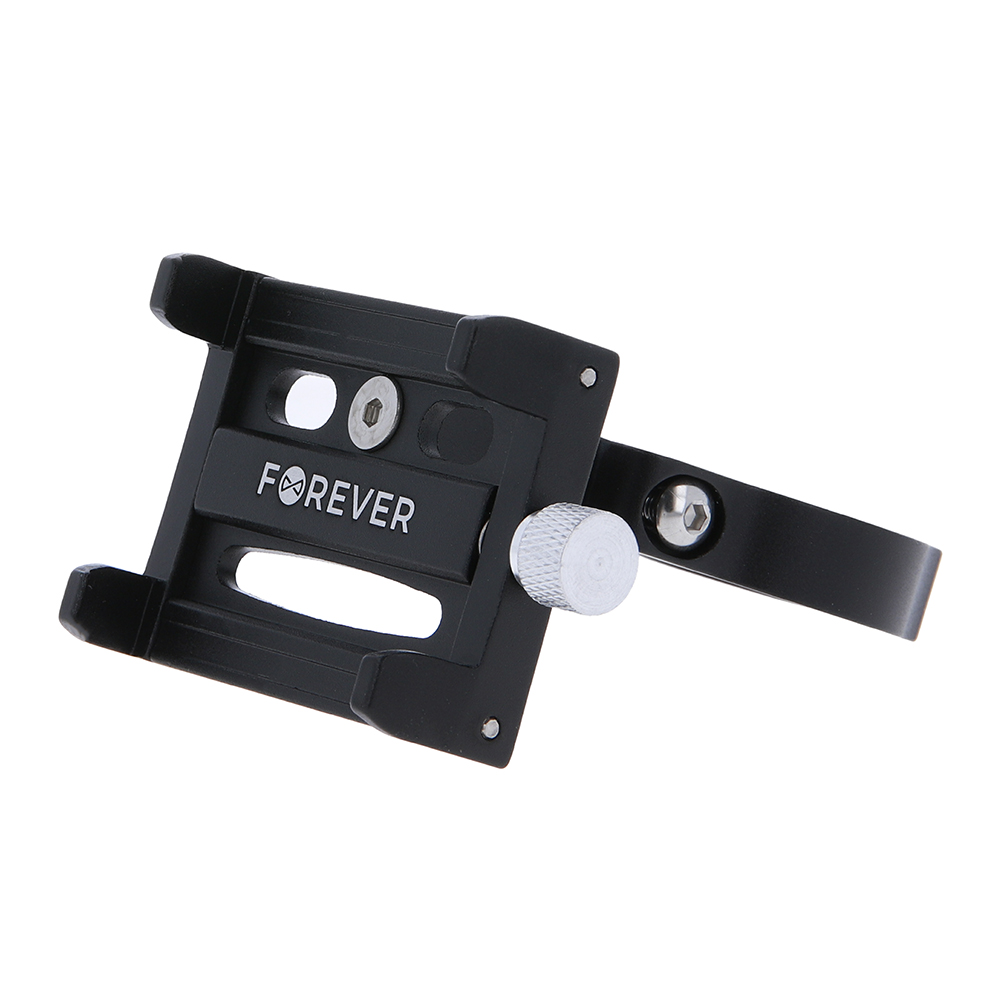 Forever Outdoor reguliuojamas aliuminio telefono laikiklis BH-300 juodas