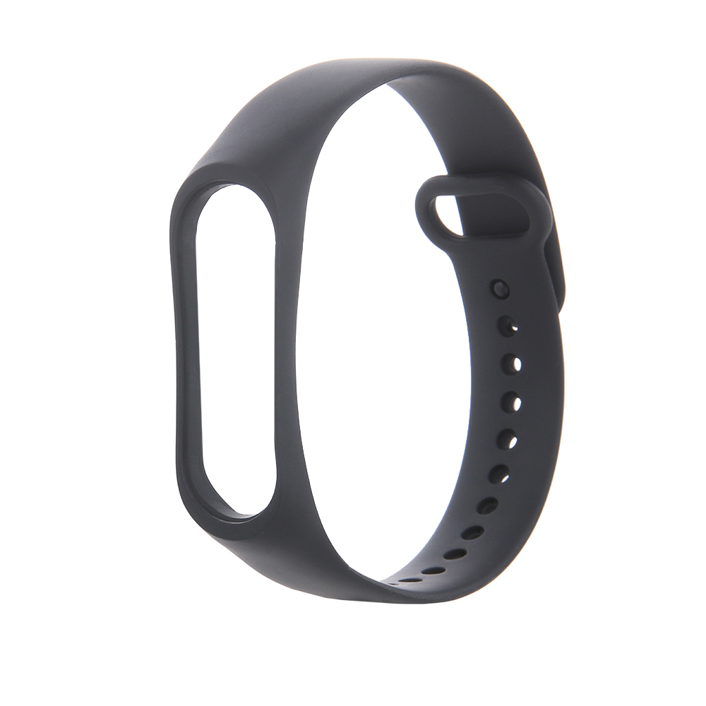 Silikoninė juosta Xiaomi Mi Band 3 / 4 juoda