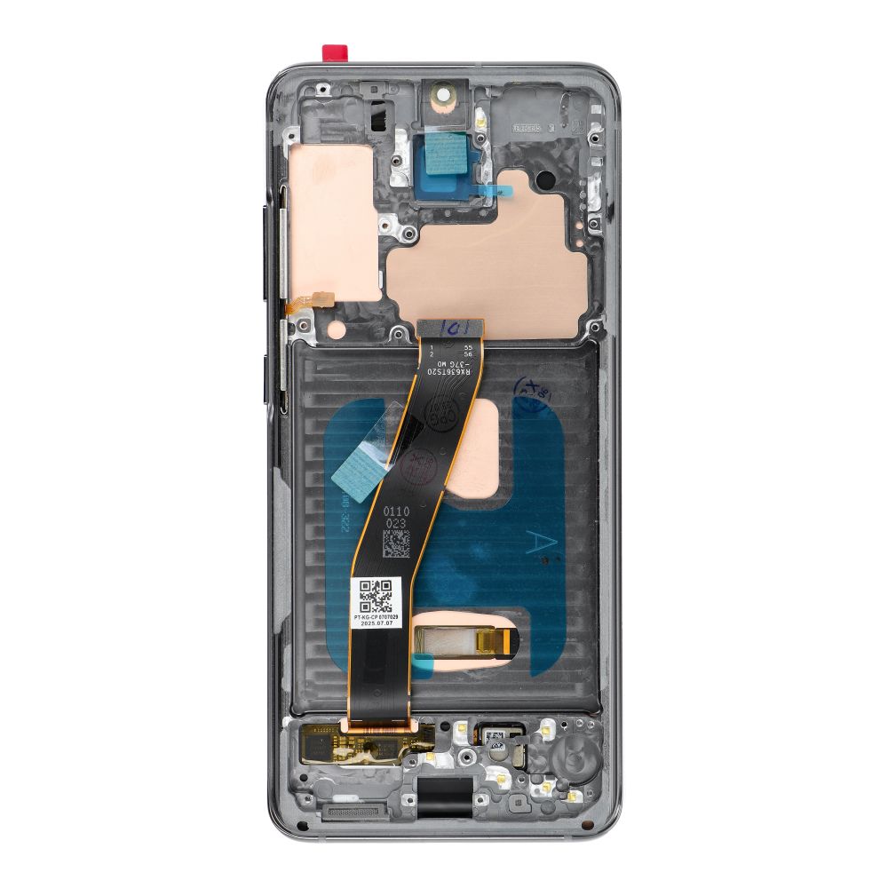 LCD-дисплей для SAMSUNG S20 4G серый SOFT OLED с рамкой