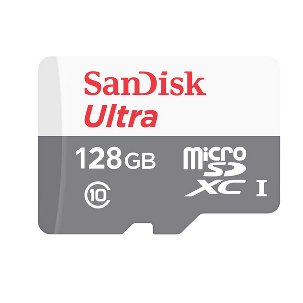 SanDisk Ultra atminties kortelė 128 GB MicroSDXC Klasės 10 (SDSQUNR-128G-GN3MN)