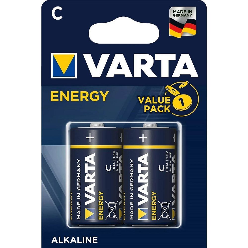VARTA щелочная батарея R14 (Type C) Energy 2 шт.