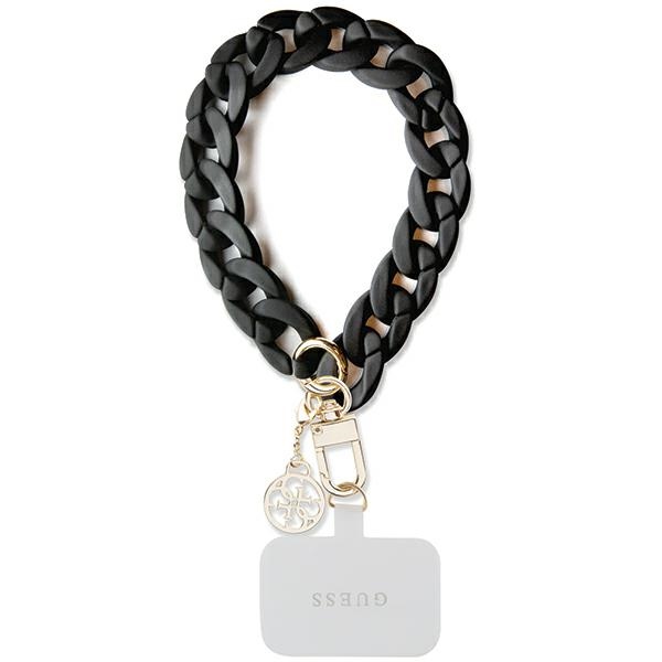 Ремешок на руку GUESS GUOUCBMC4MK (Large Chain Acrylic 4G Charms) чёрный