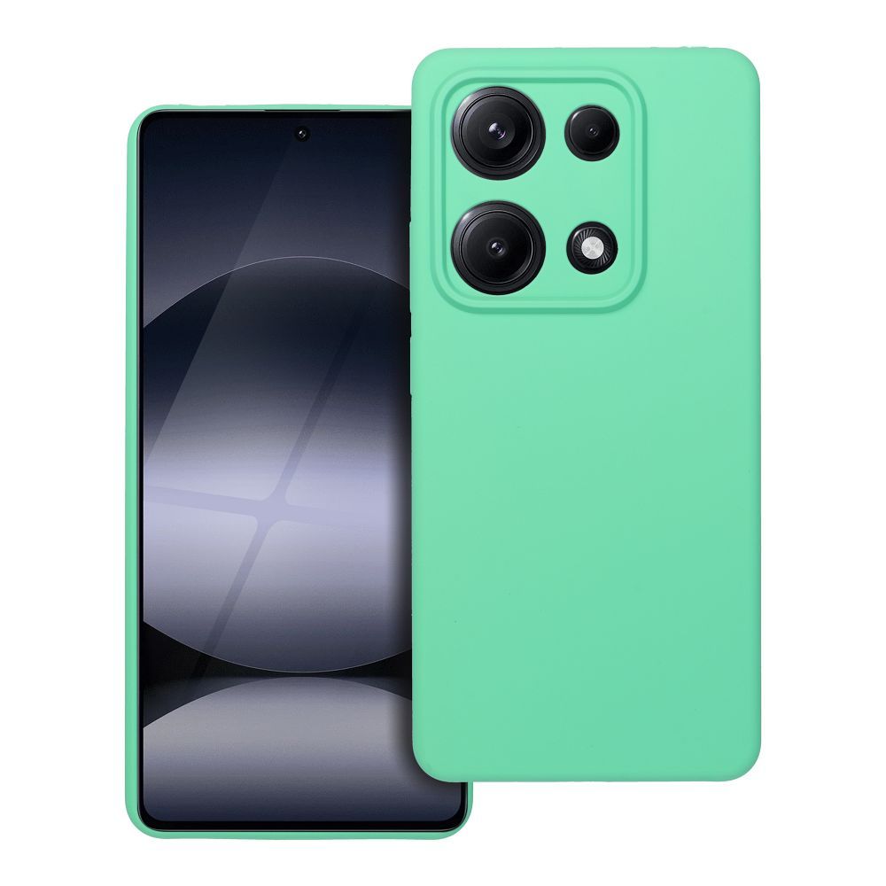 Чехол для Xiaomi Redmi Note 14S Silicone 2mm мятный
