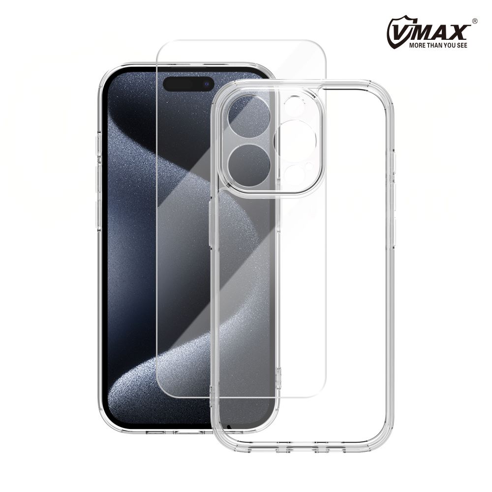 Vmax rinkinys dėklas + stiklas 2,5D premium Samsung Galaxy A14 4G / A14 5G