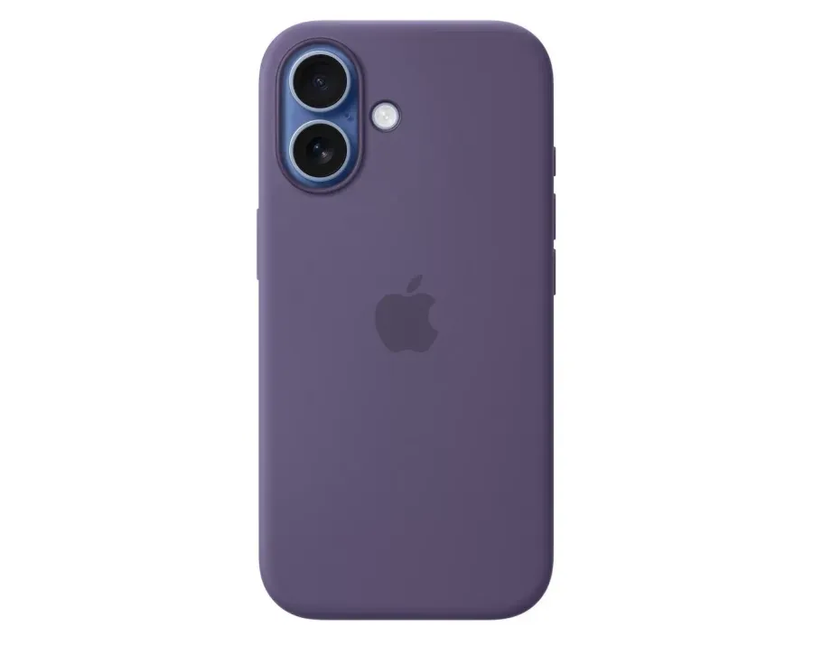 iPhone 17 silikoninis dėklas su MagSafe - purpurinė migla