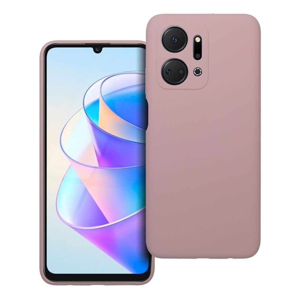 Silikoninis dėklas 2mm HONOR X7A smėlio rožinis