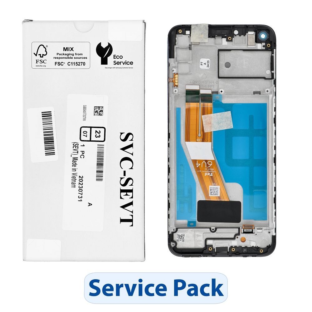 ServicePack LCD ekranas SAMSUNG M11 M115F GH81-18736A