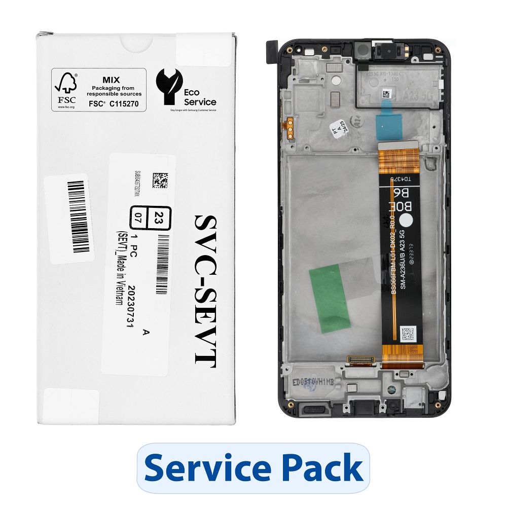 ServicePack LCD ekranas SAMSUNG A23 5G A236 GH82-29734A