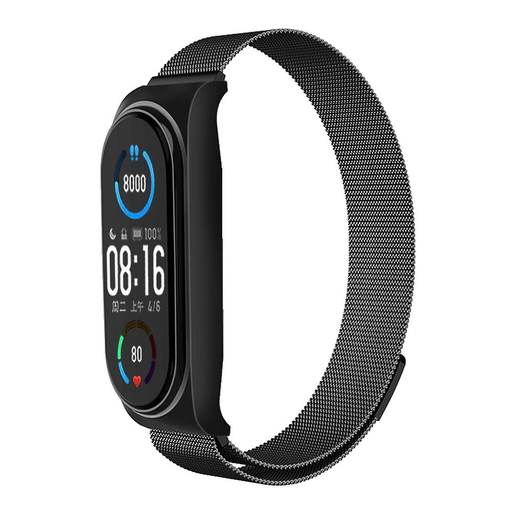 METAL dirželis XIAOMIi Mi Band 7 juodas (01)