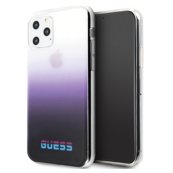 Guess GUHCN65DGCPI iPhone 11 Pro Max фиолетовый/градиент фиолетовый жёсткий чехол California