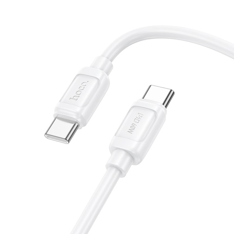 Кабель USB C to USB C Hoco PD 5A 240W 1 m X115 белый
