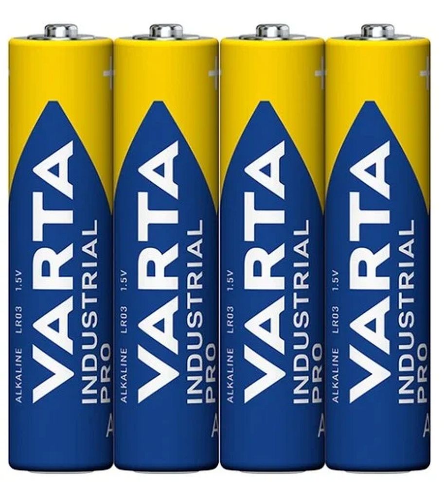 Щелочная батарейка VARTA R3 (AAA) Industrial Pro 4 шт.