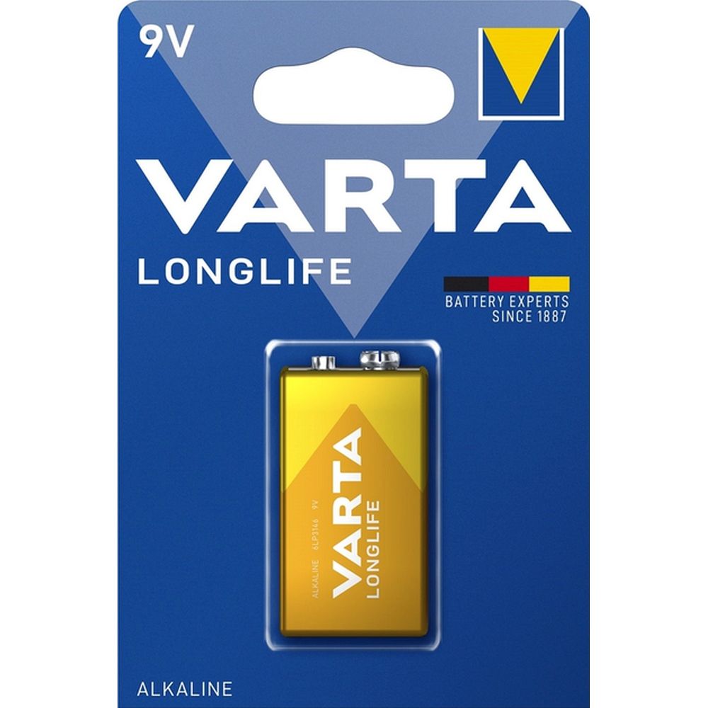 VARTA щелочная батарейка 9V (Type 6LR61) Longlife 1 шт.