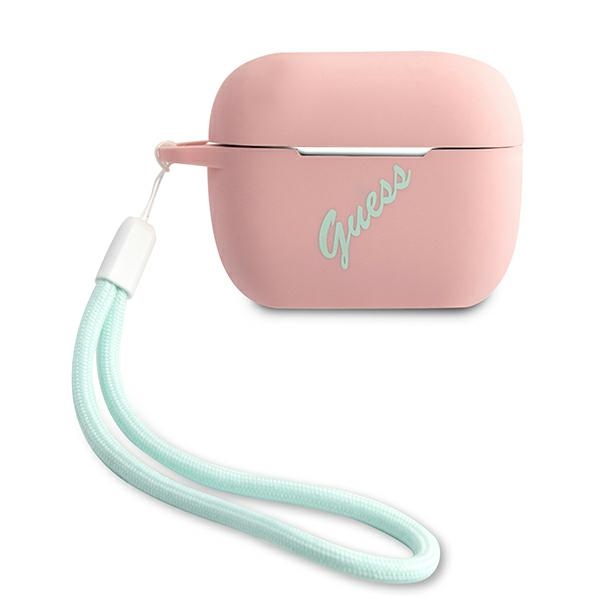 Guess GUACAPLSVSPG AirPods Pro чехол розово-зелёный/розово-зелёный Silicone Vintage
