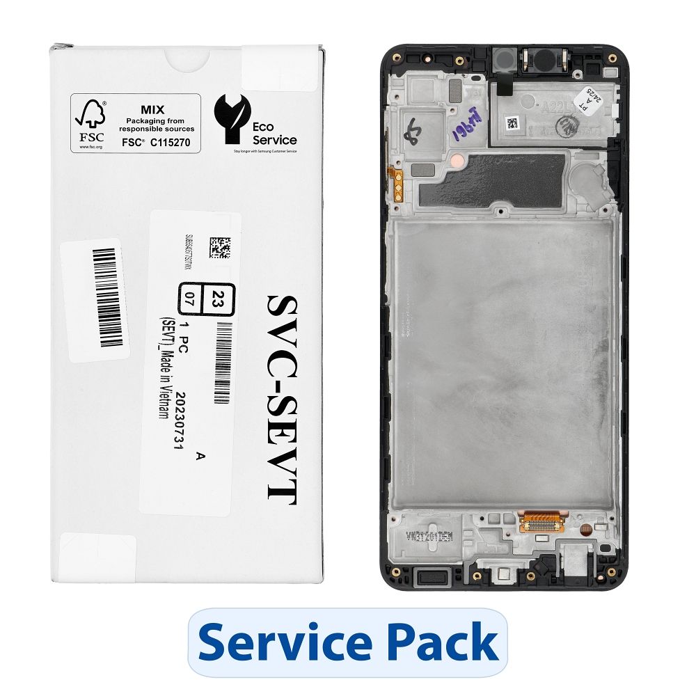ServicePack LCD ekranas SAMSUNG A22 4G A225F GH82-26047A