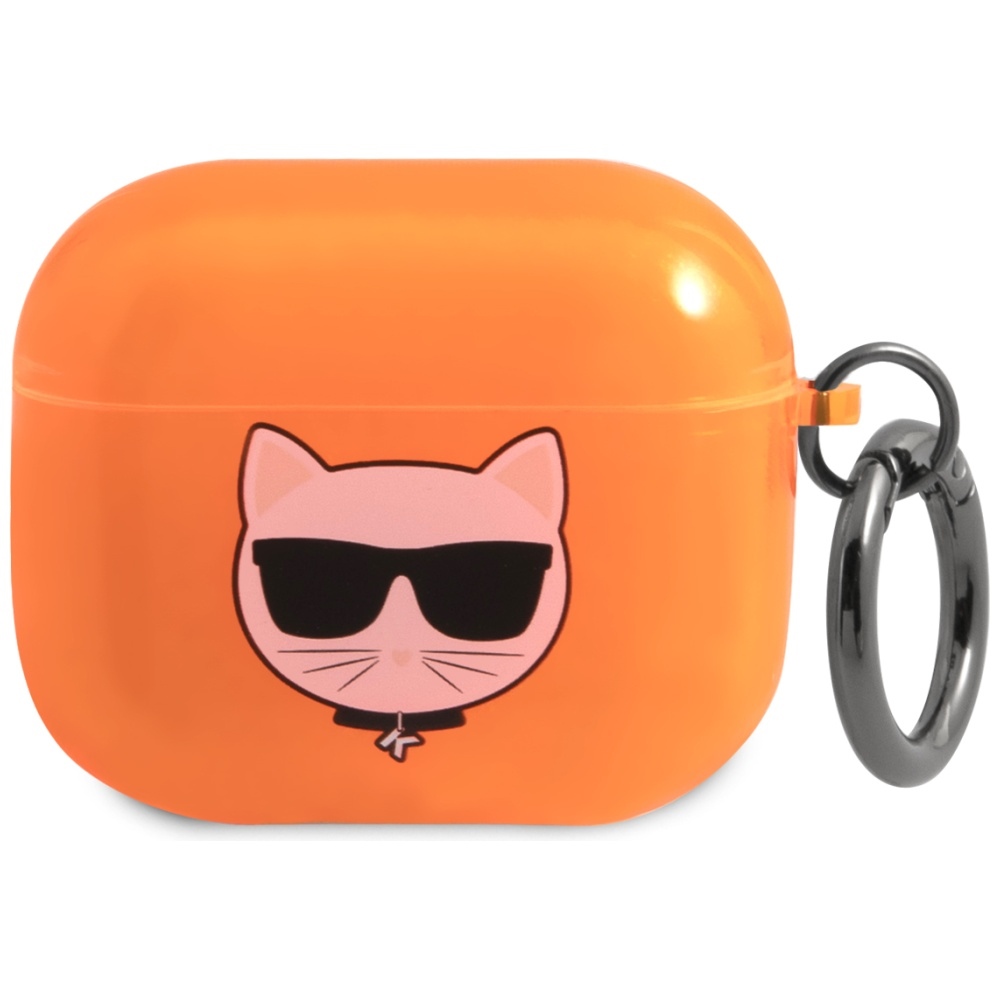 Karl Lagerfeld Choupette чехол для AirPods 3 - оранжевый