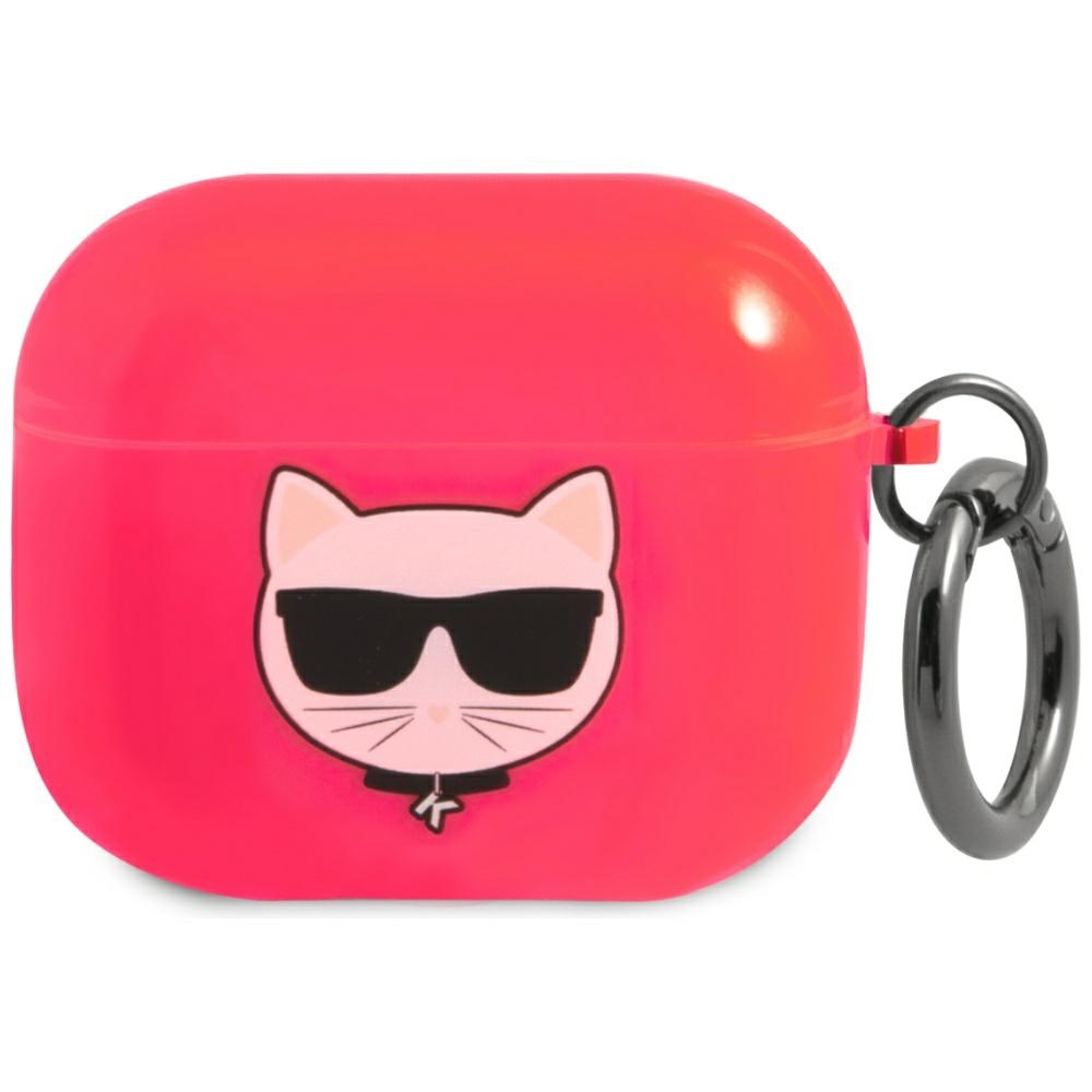 Karl Lagerfeld Choupette чехол для AirPods 3 - розовый