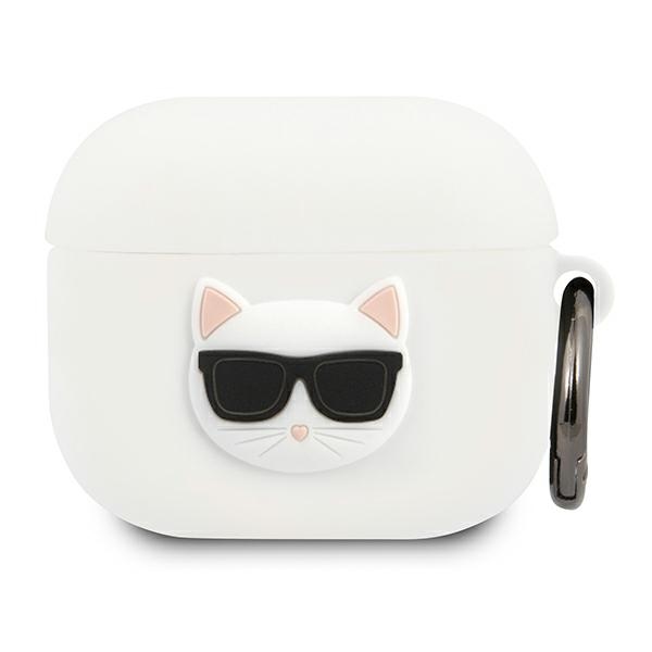 Karl Lagerfeld Silicone Choupette чехол для AirPods 3 - белый