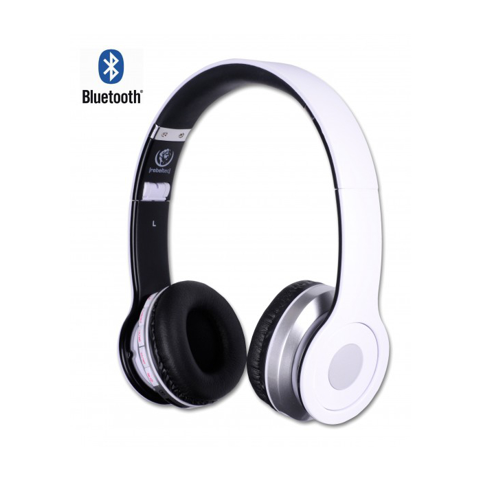 Rebeltec Bluetooth ausinės Crystal baltos