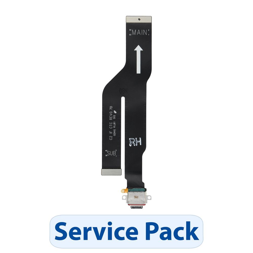 ServicePack Įkrovimo plokštė SAMSUNG Note 20 Ultra 5G N986 / N985 GH59-15301A